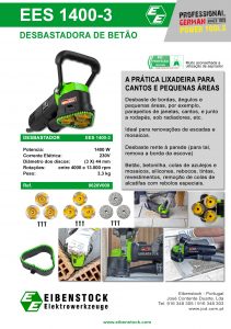 Eibenstock EES 1400-3, Desbastadores betão, Desbastadora, Ferramenta eletrica, Construção, Lixadeira, Desbastadoras de betão, Pavimentos, Eibenstock, preço