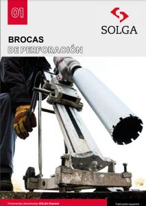 Brocas de perfuração de betão, Coroas para caroteadoras, SOLGA - Catalogo em Português