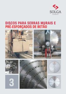 Catalogo Solga, Discos para serras Murais, Pré-esforçados de Betão, Solga, Portugal